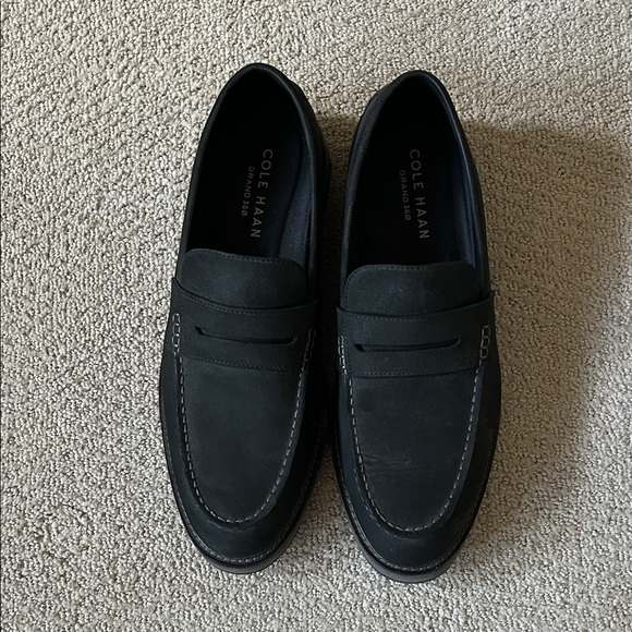 Cole Haan black Men's Slip-On Loafers - Picture 1 of 5